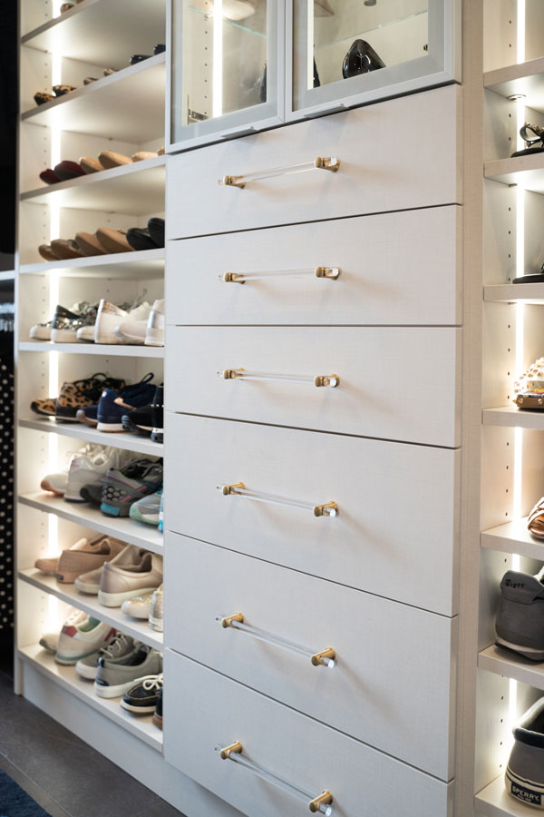 Shoe Storage - custom closet Allen TX